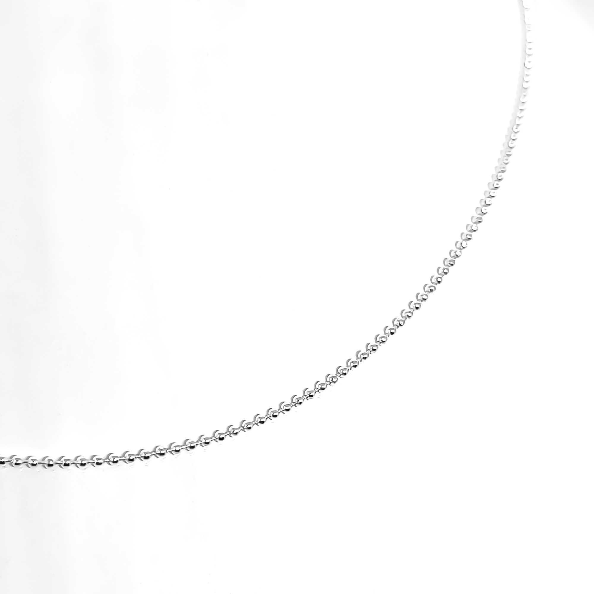 CADENA MINI BOLAS PLATA FINA 925 - 2