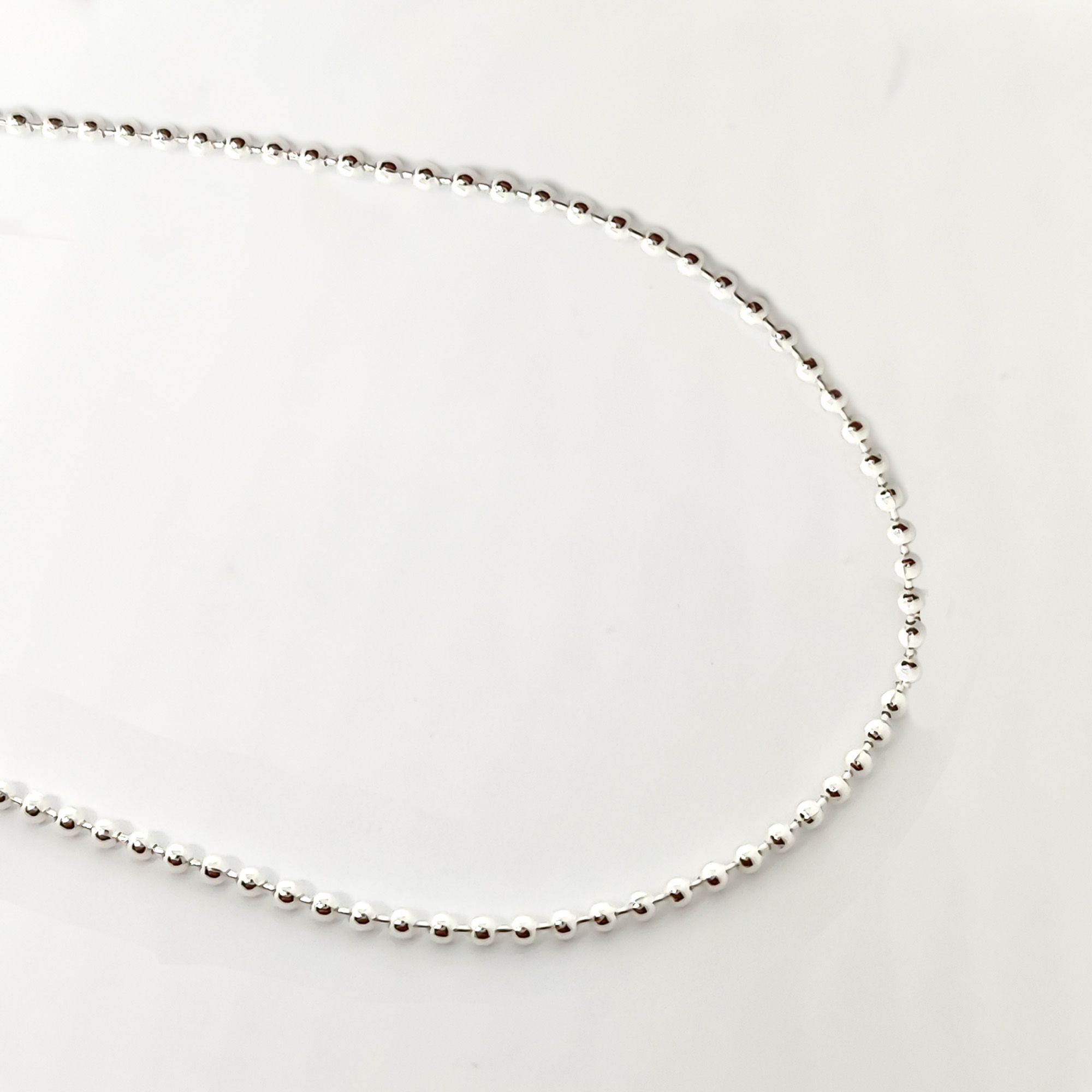 CADENA MINI BOLAS PLATA FINA 925 - 3