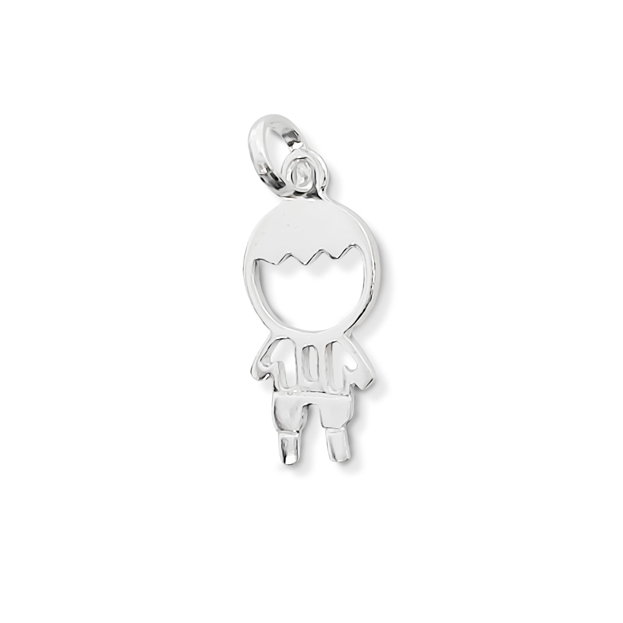 COLGANTE NIÑO CALADO PLATA FINA 925 - 2