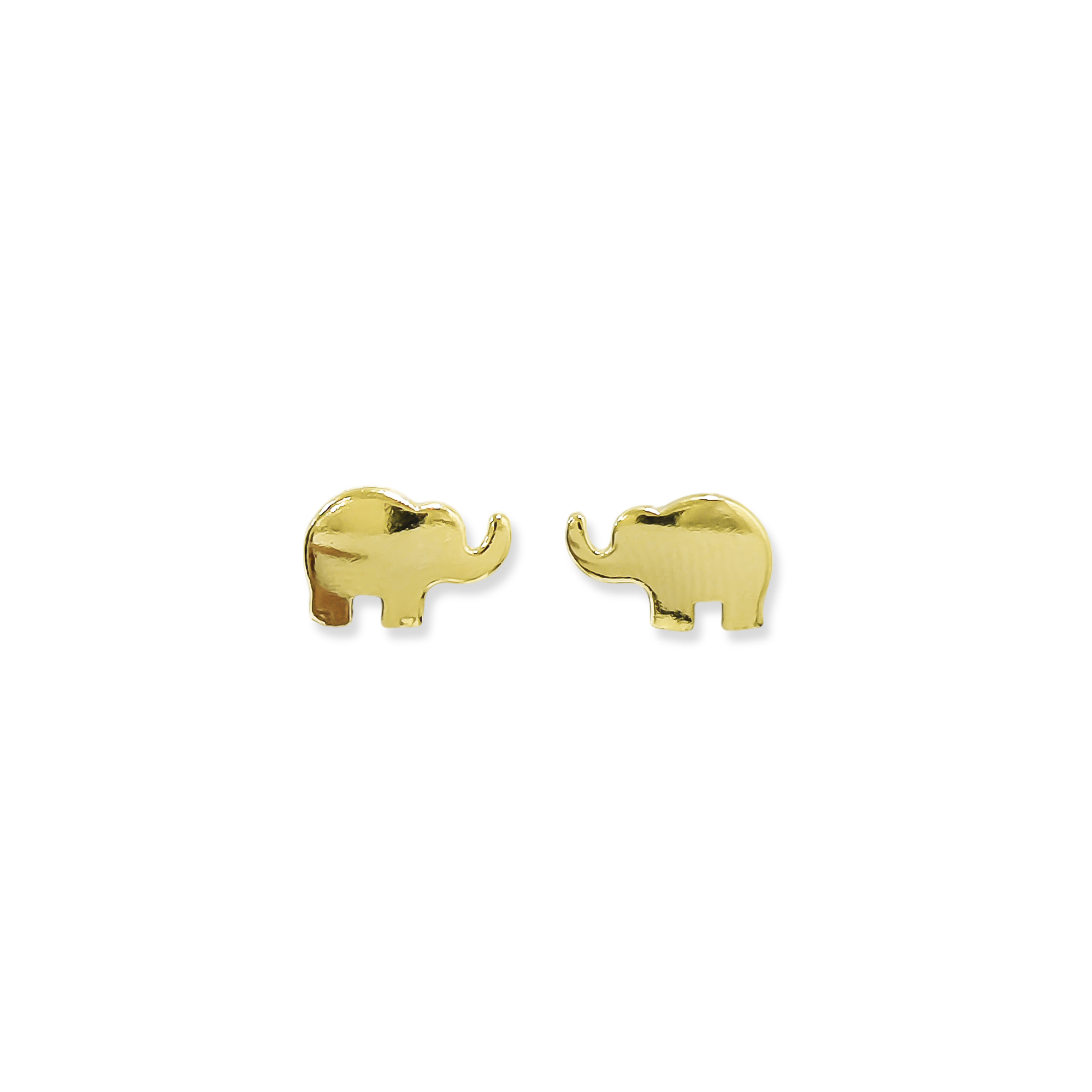 AROS ELEFANTE CONCAVO ENCHAPADO ORO 18K - 1