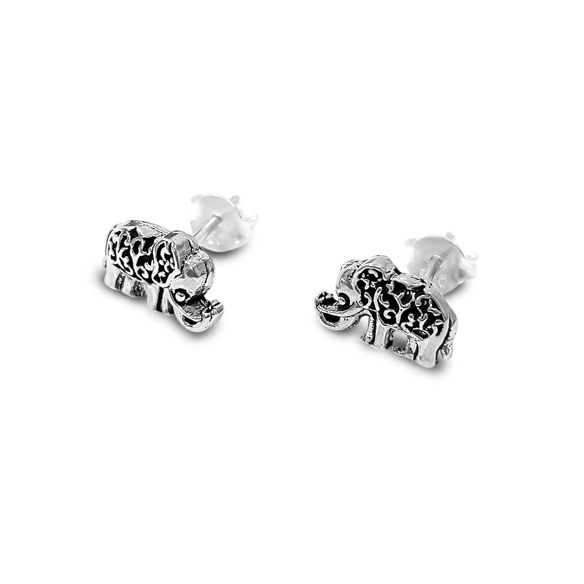 AROS ELEFANTE ENVEJECIDO PLATA FINA 925 - 2