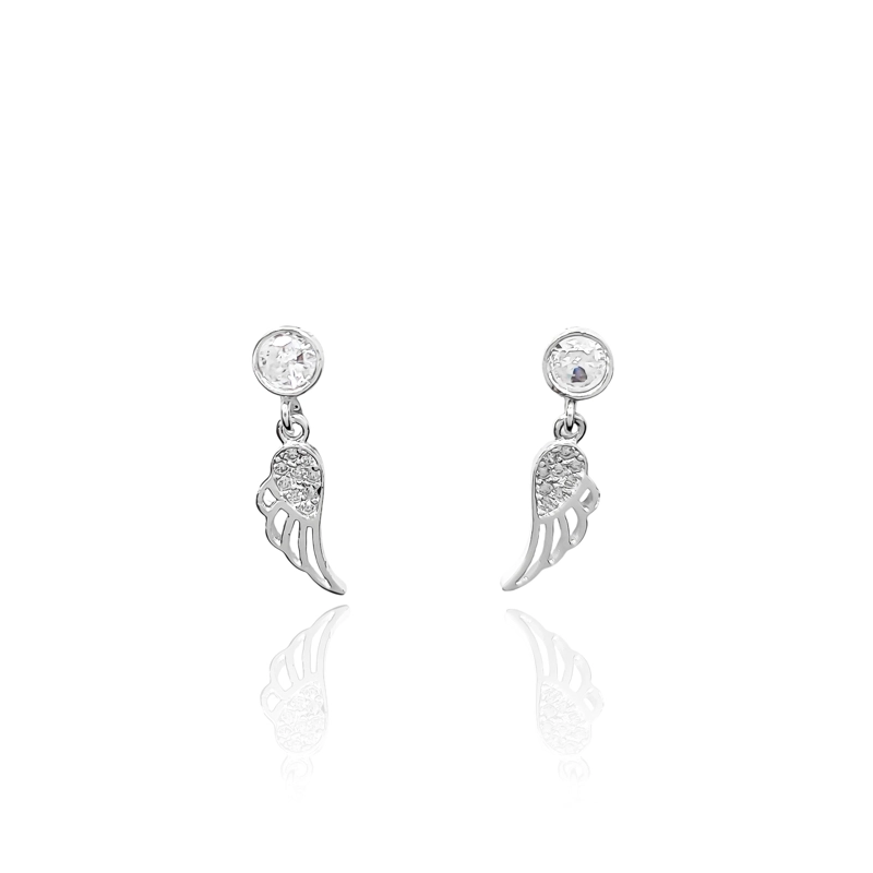 AROS ALA CIRCON COLGANTE PLATA FINA 925 - 3