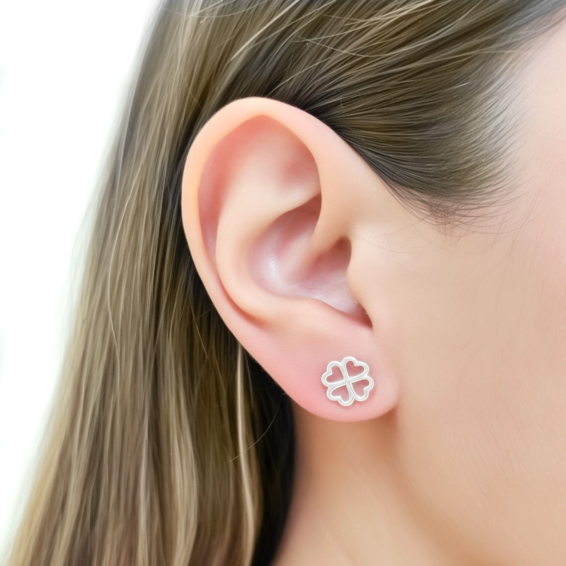 AROS TRE BOL CALADO PLATA FINA 925 - 3