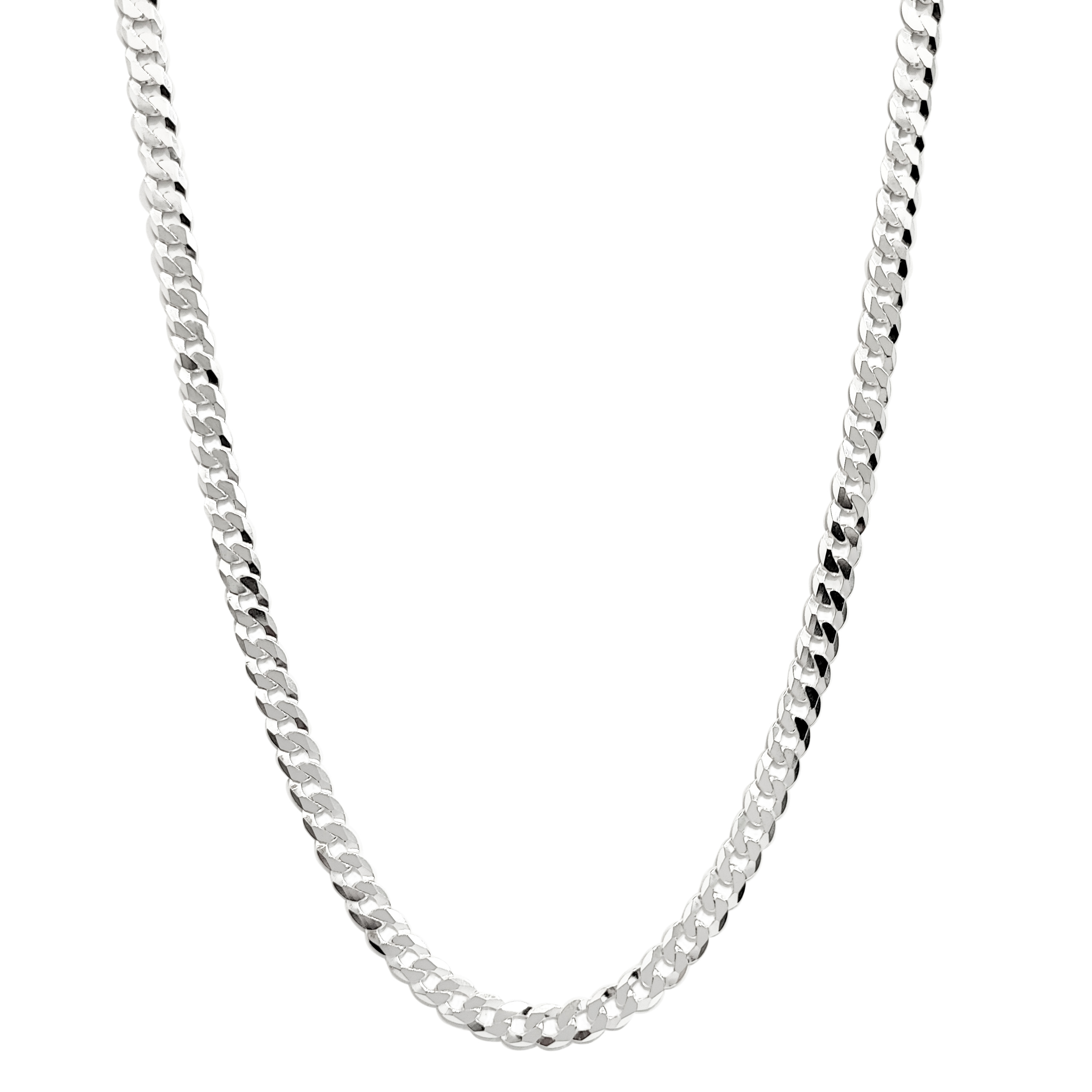 CADENA GRUMET GRUESA 60CM PLATA FINA 925 - 1
