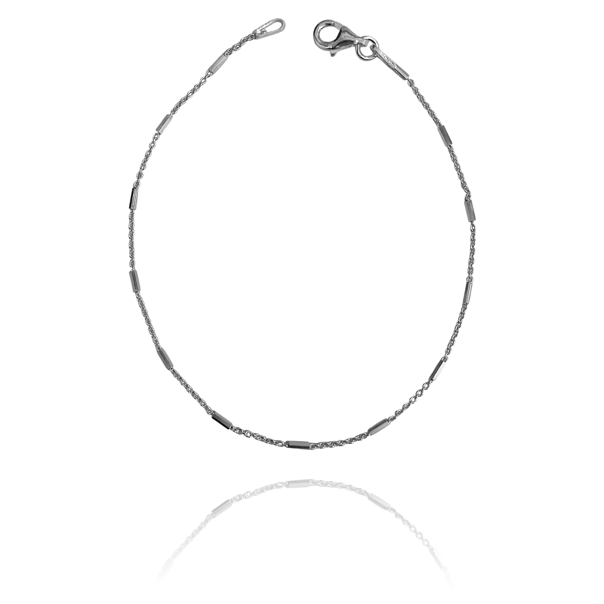 PULSERA ROLO TUBITO PLATA FINA 925 - 1