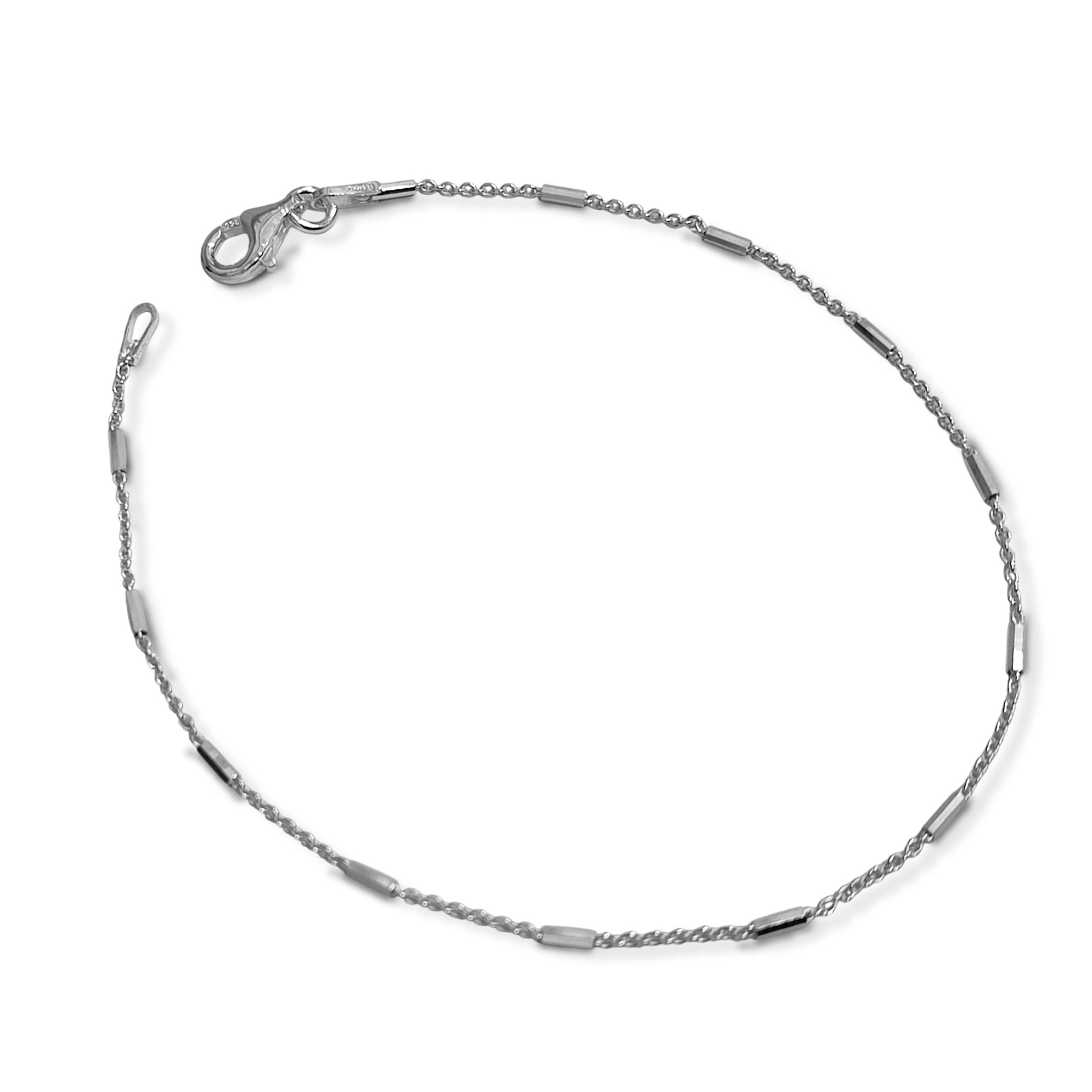 PULSERA ROLO TUBITO PLATA FINA 925 - 3
