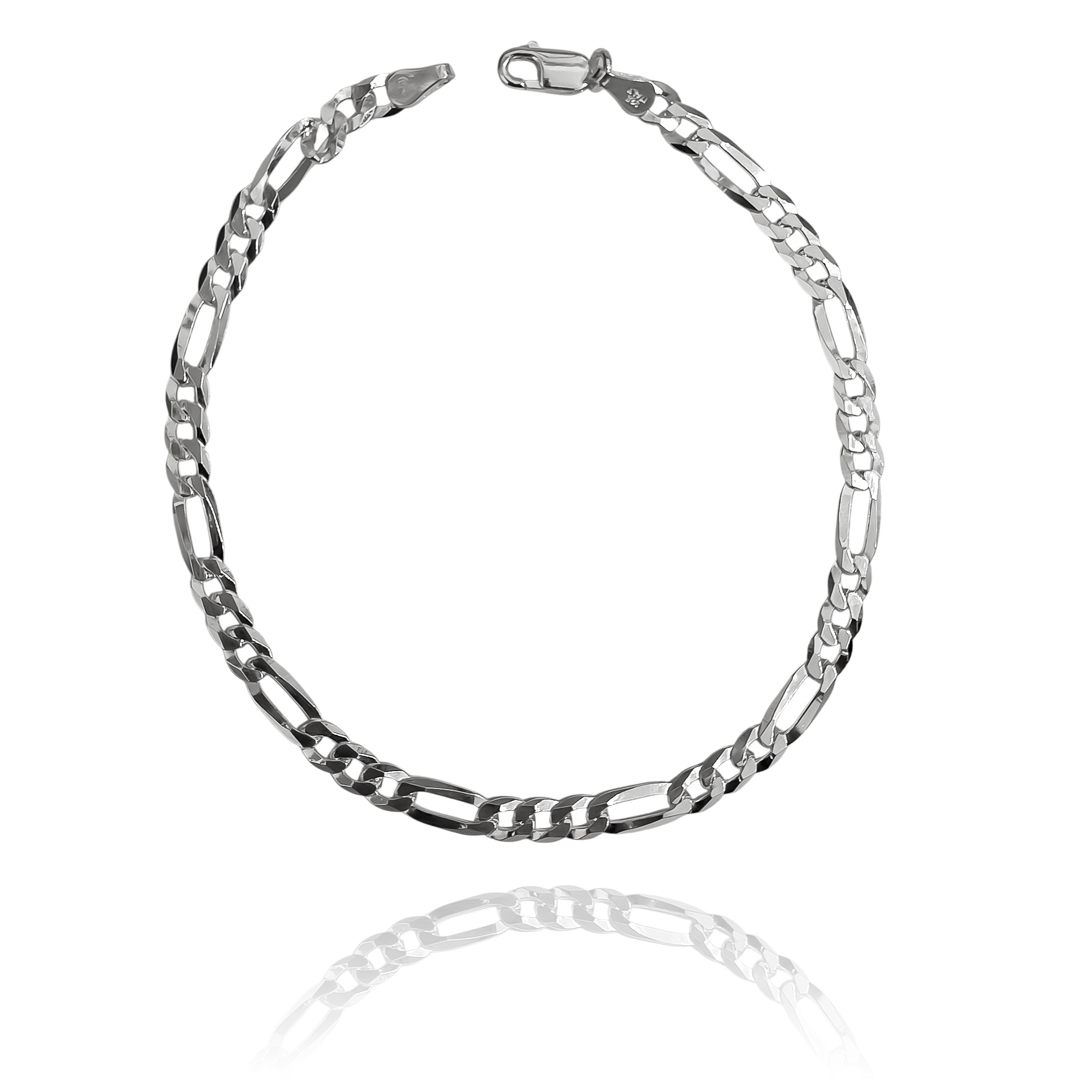 PULSERA HOMBRE ESLABON MARTIN PLATA FINA 925 - 1