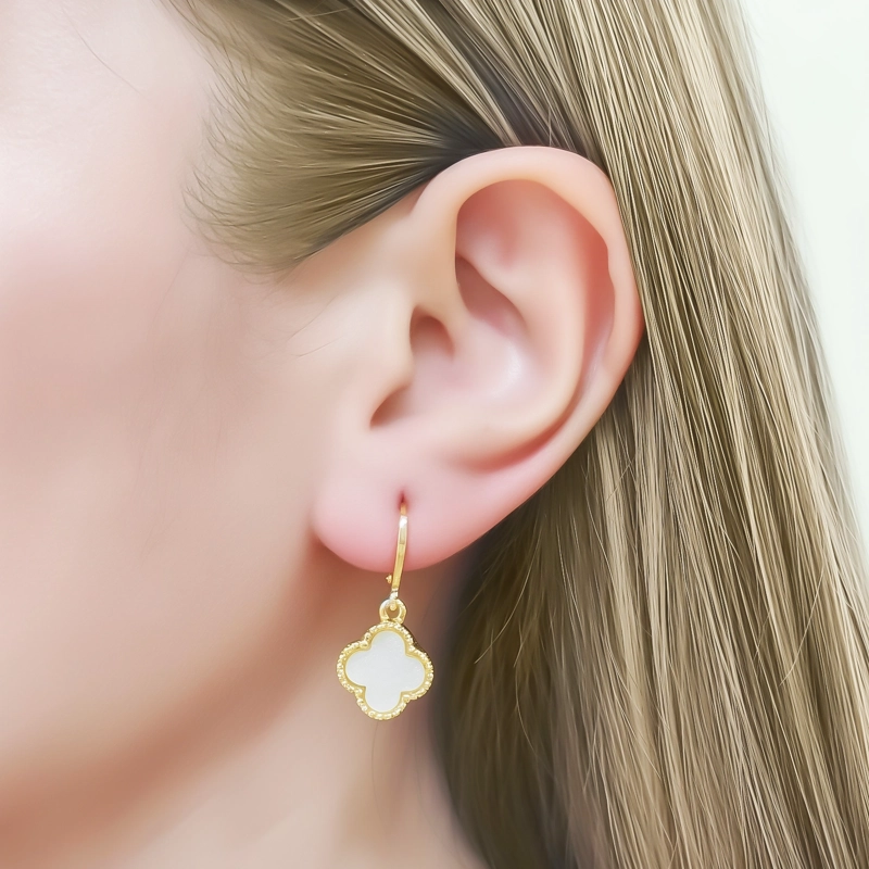 AROS ARGOLLA TRE BOL NACAR ENCHAPADO ORO 18K - 2