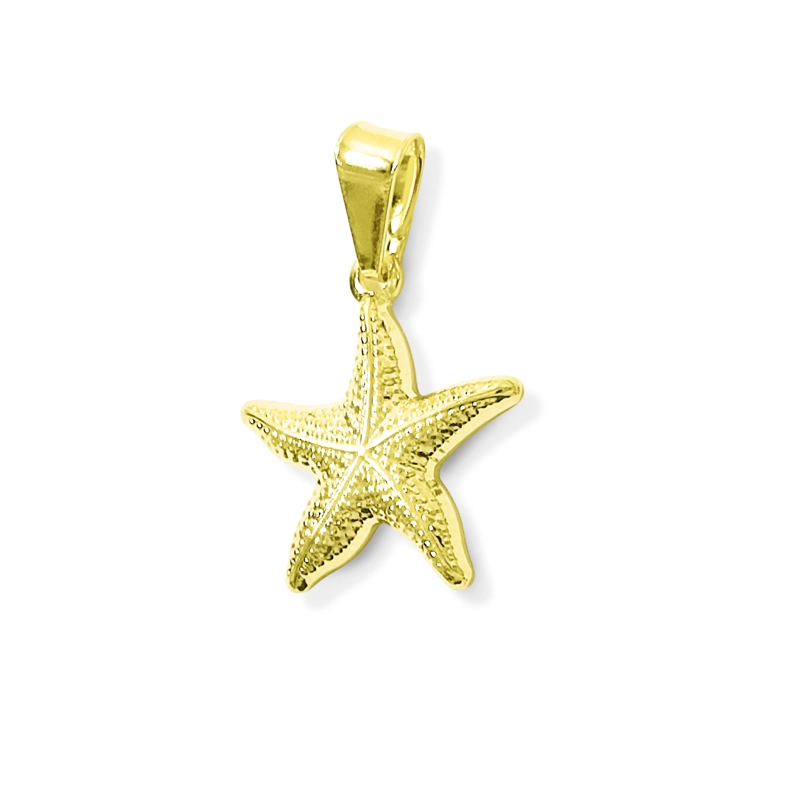 COLGANTE ESTRELLA DE MAR ENCHAPADO ORO 18K - 1