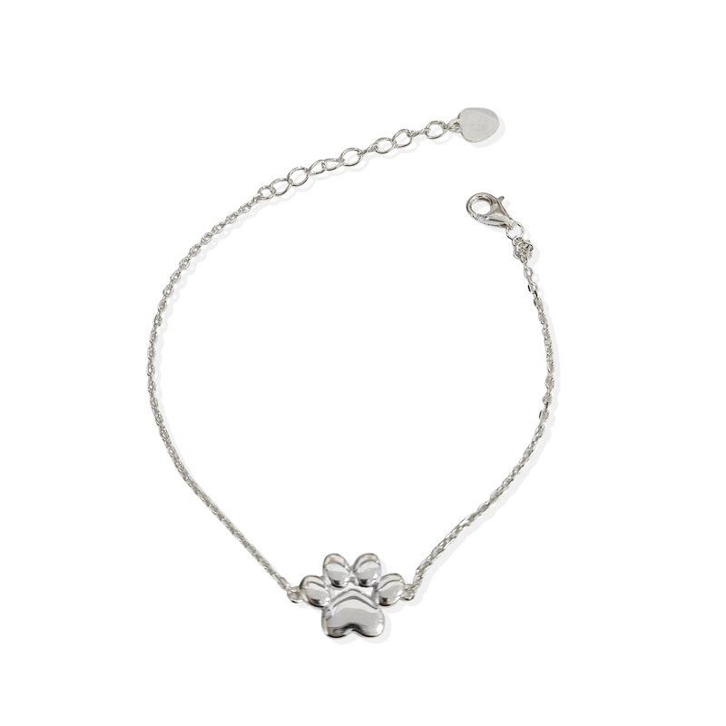 PULSERA HUELLA ESLABON PLATA FINA 925 - 2