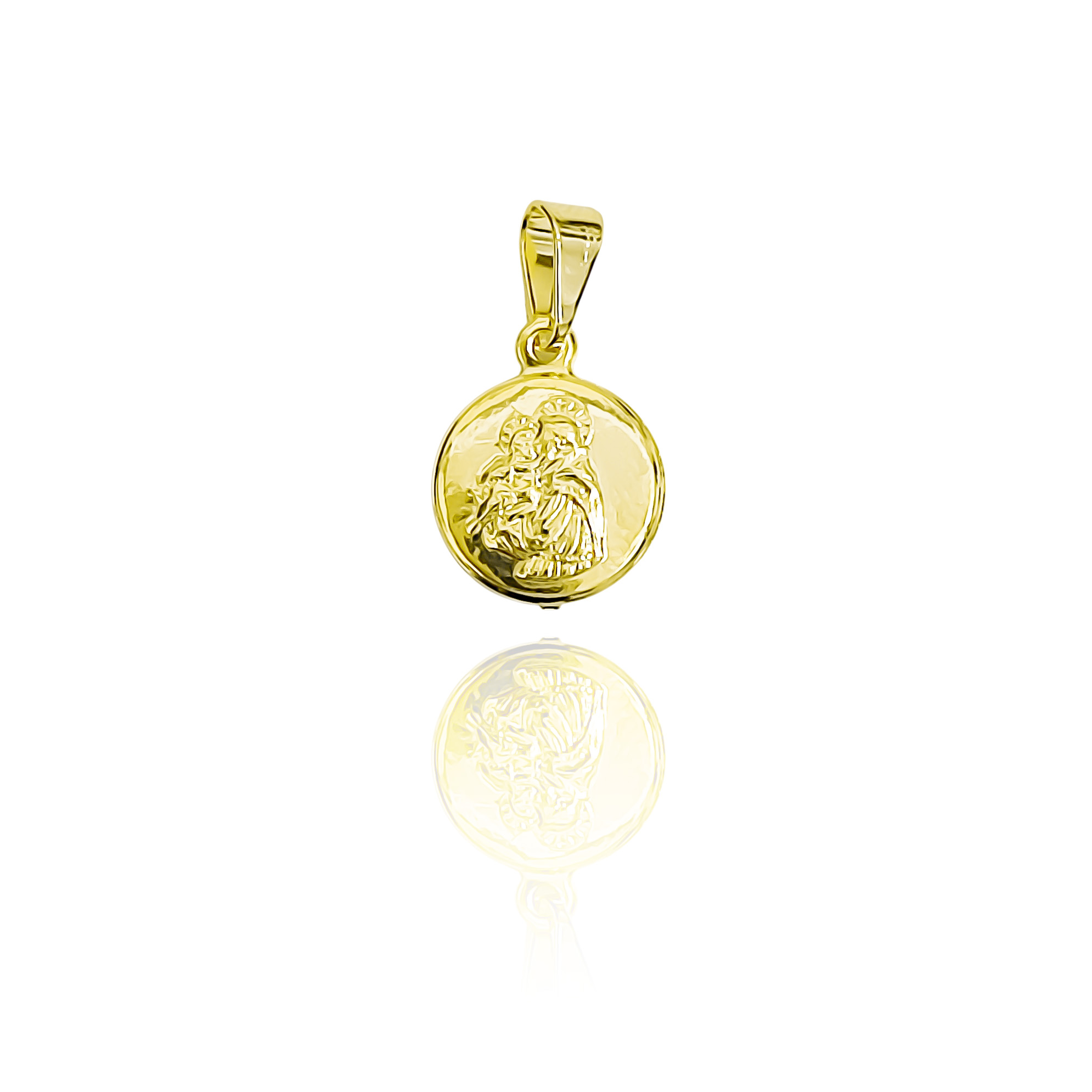 COLGANTE MEDALLA SAN ANTONIO 11MM ENCHAPADO ORO 18K - 2