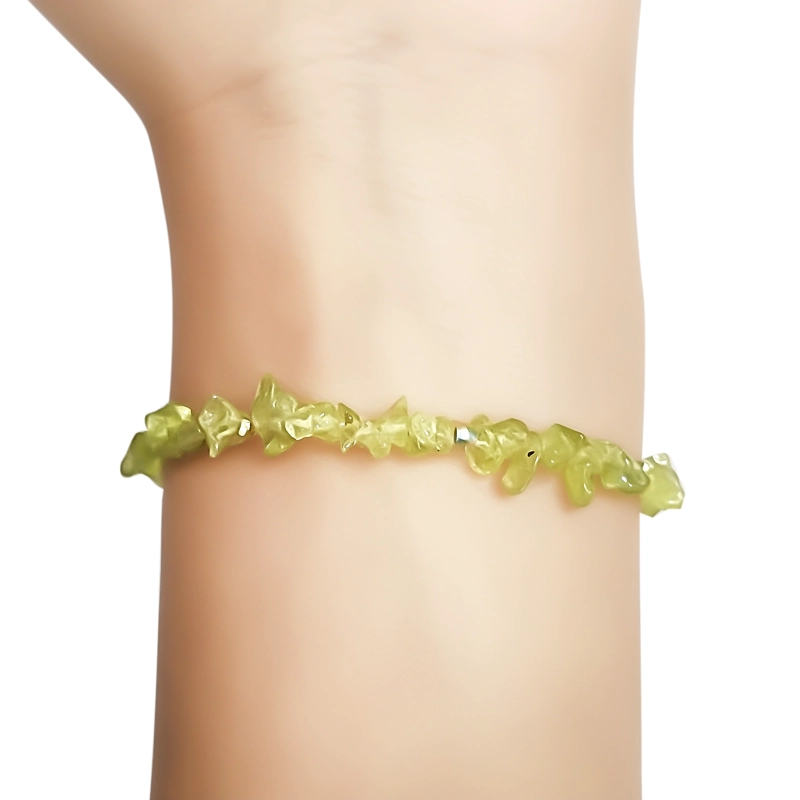 PULSERA PERIDOT CHIP ENCHAPADO ORO 18K - 3