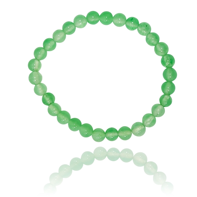 PULSERA JADE 6MM ELASTICADA - 2