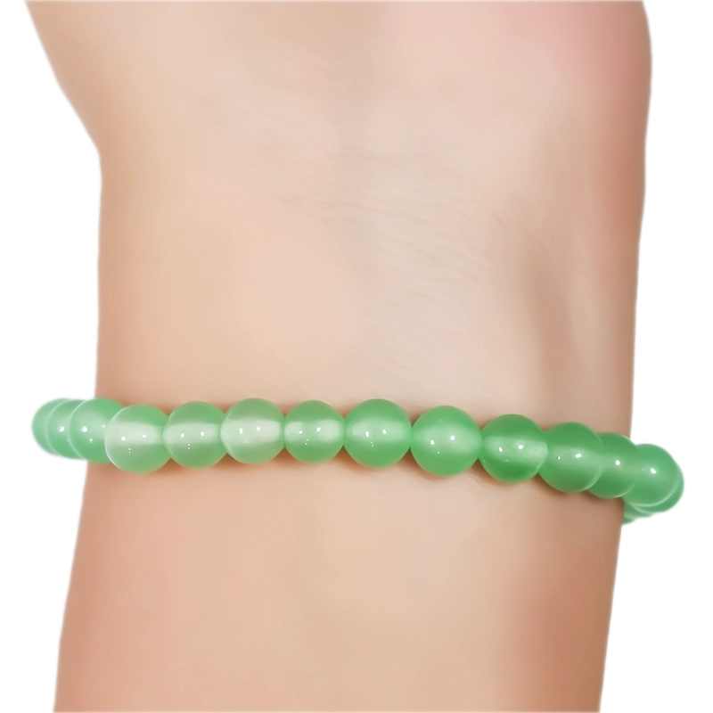 PULSERA JADE 6MM ELASTICADA - 3