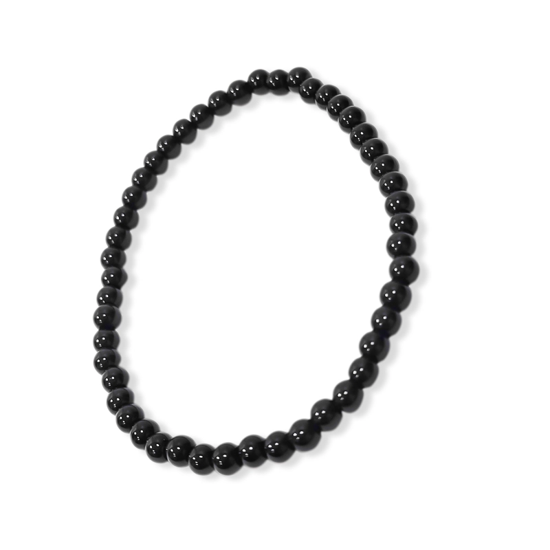 PULSERA ONIX 4MM ELASTICADA - 1