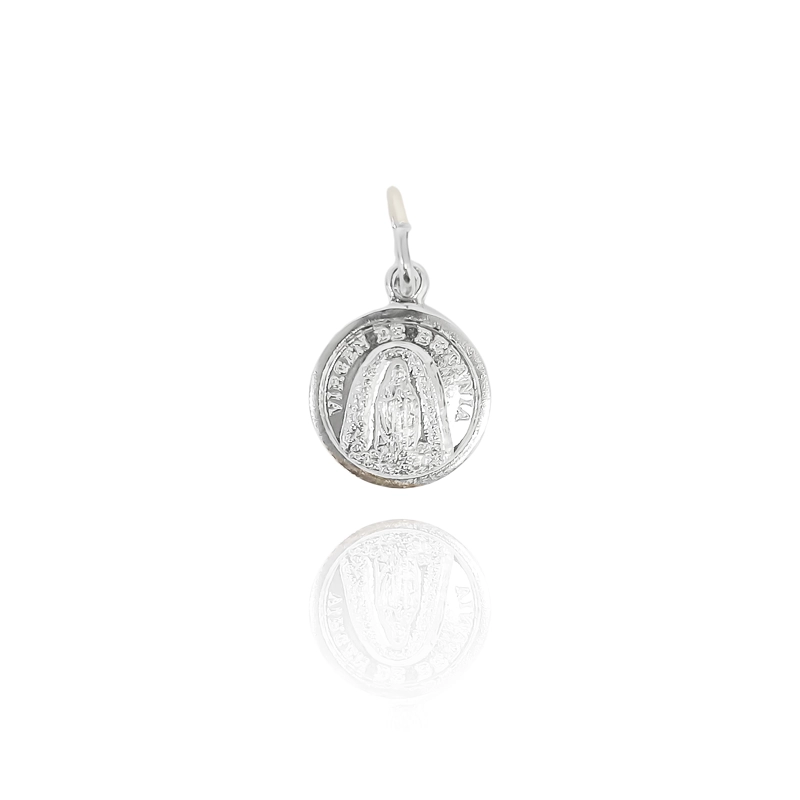 COLGANTE MEDALLA VIRGEN DE BETANIA 10MM PLATA FINA 925 - 1