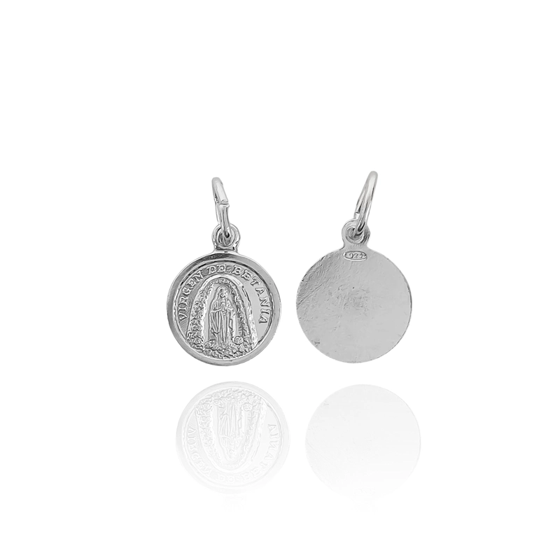 COLGANTE MEDALLA VIRGEN DE BETANIA 10MM PLATA FINA 925 - 3