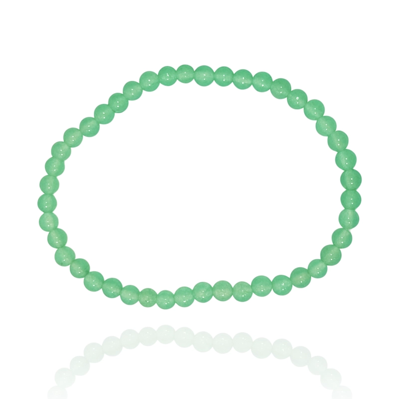 PULSERA JADE 4MM ELASTICADA - 2