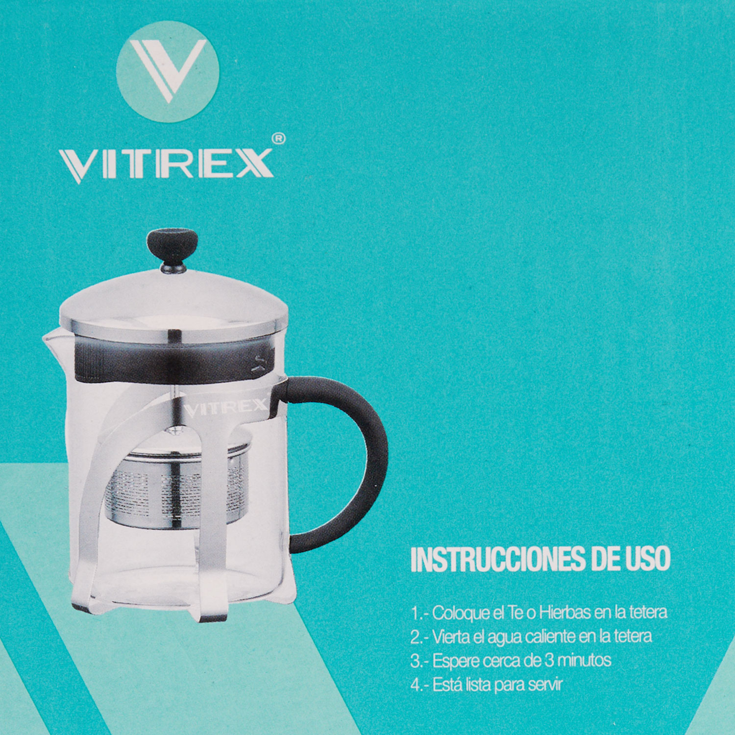 TETERA DE EMBOLO INDI VITREX 600 ML - 3