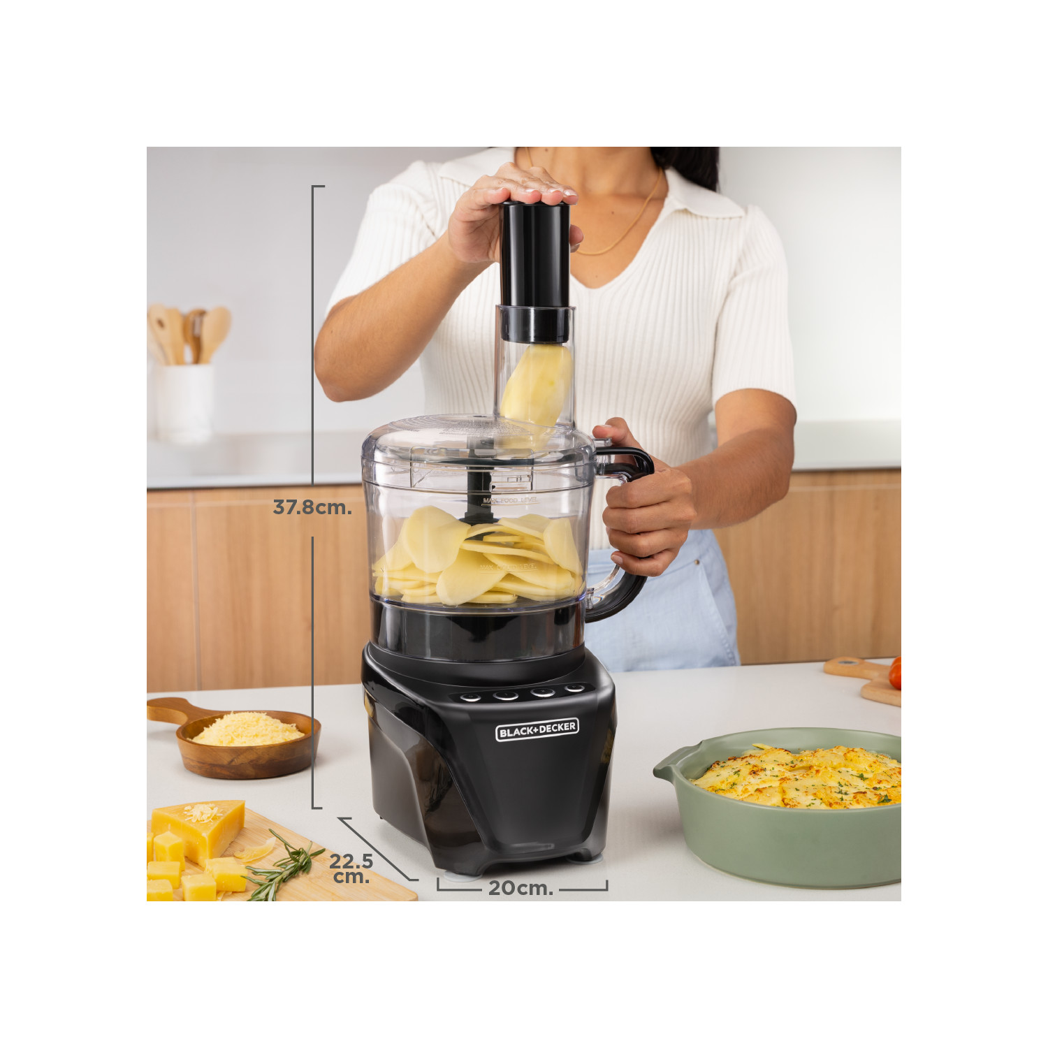 PROCESADOR DE ALIMENTOS BLACK+DECKER SILENCIOSO FP4342 - 3