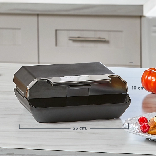 SANDWICHERA BLACK+DECKER EASY CLEAN - 8