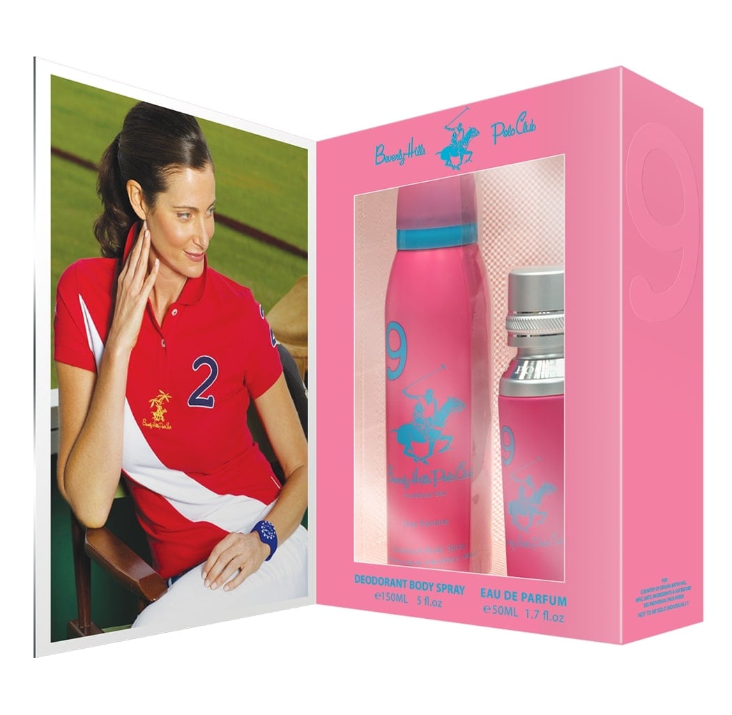 PERFUME BEVERLY HILLS POLO CLUB ESTUCHE NINE MUJER EDP 50 ML + DEO - 1