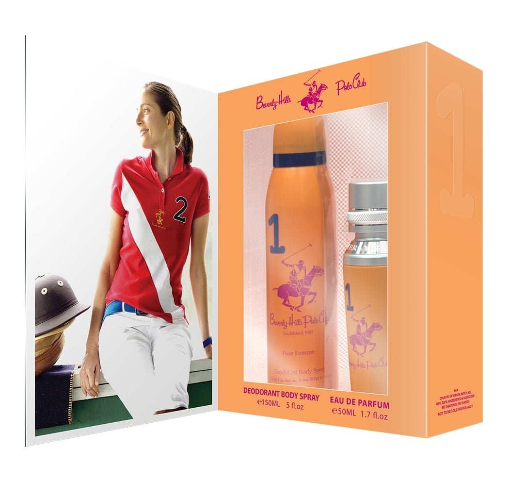 PERFUME BEVERLY HILLS POLO CLUB ESTUCHE ONE MUJER EDP 50 ML + DEO - 1