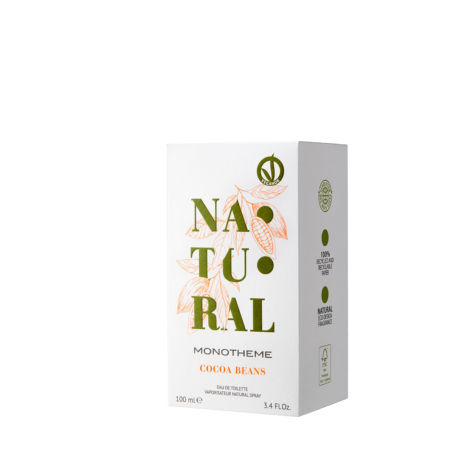 MONOTHEME NATURAL COCOA BEANS EDT 100 ML VEGAN - 2