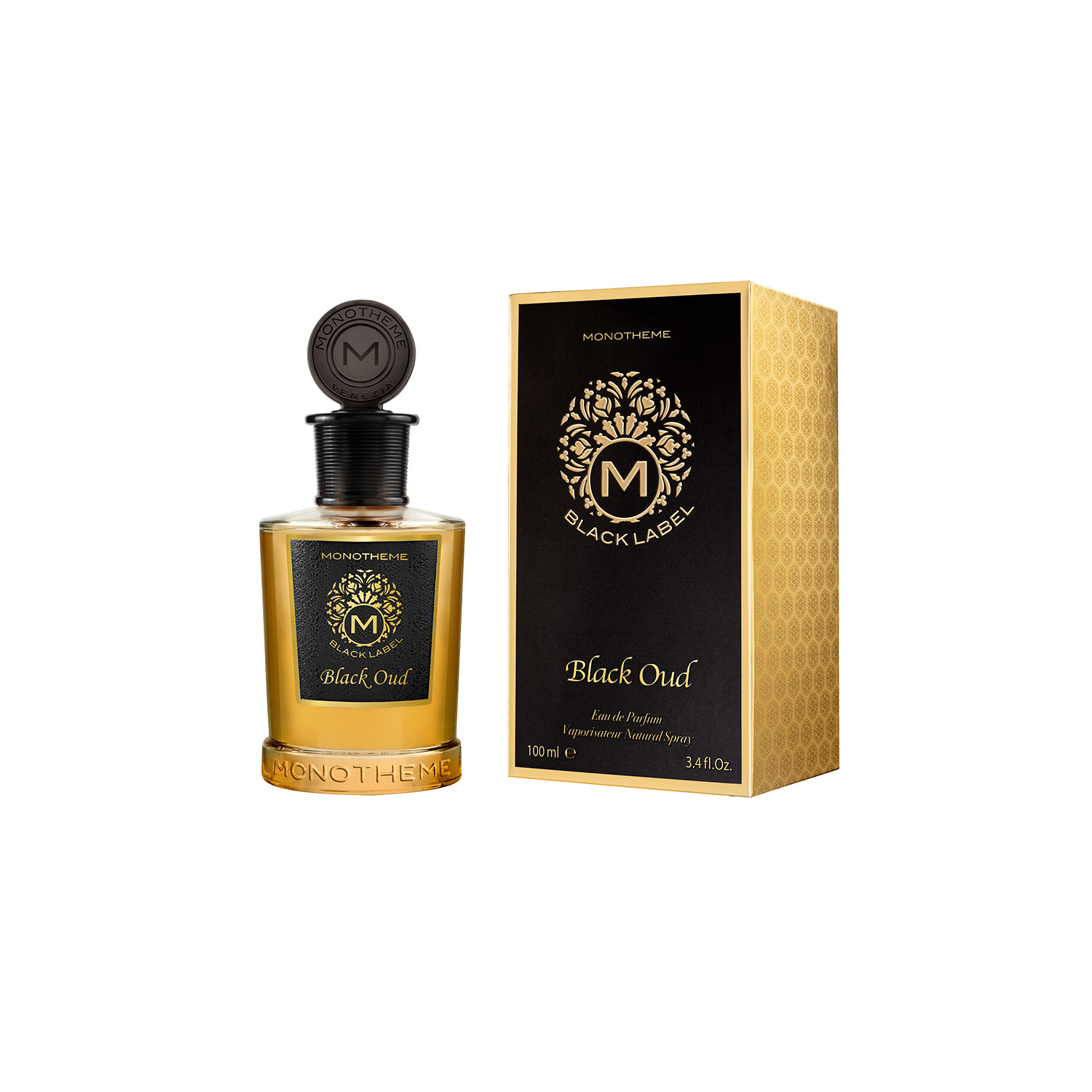 MONOTHEME BLACK LABEL BLACK OUD EDP 100 ML - 2