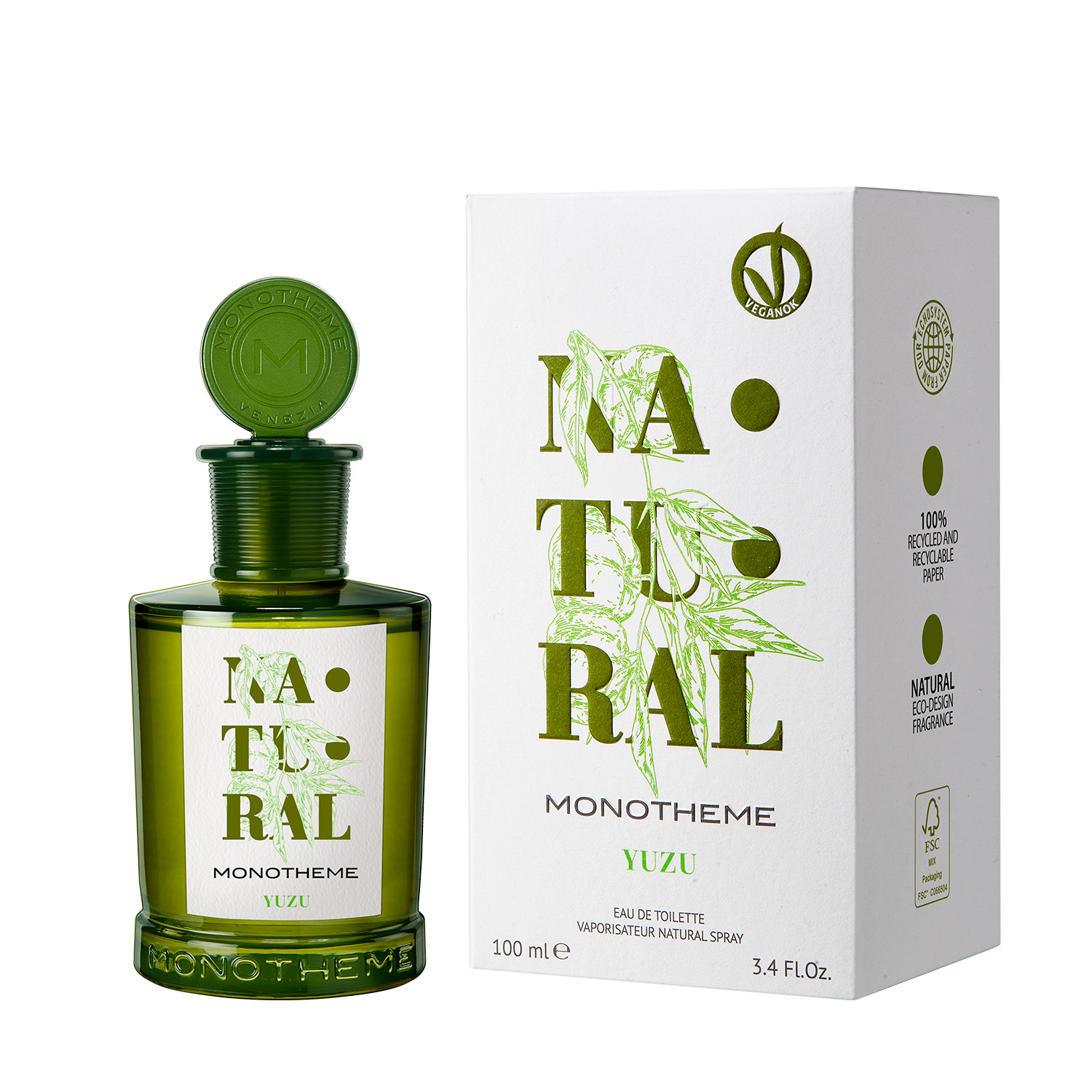 MONOTHEME NATURAL YUZU EDT 100 ML VEGAN - 3