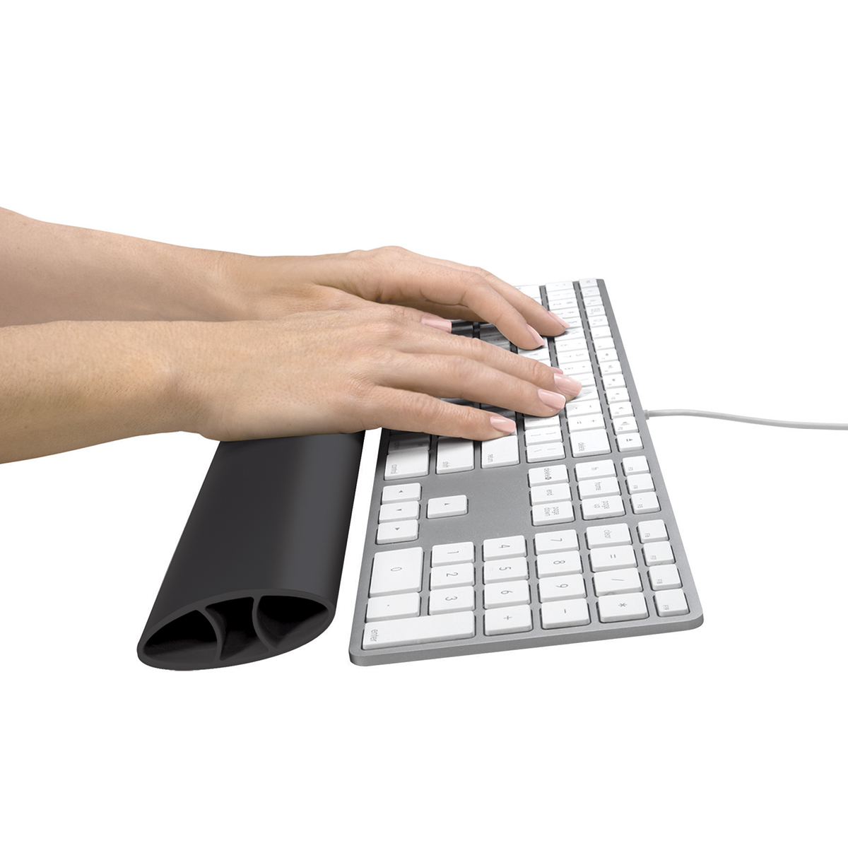 REPOSA MUÑECAS TECLADO WRISTROCKER NEGRO - 3