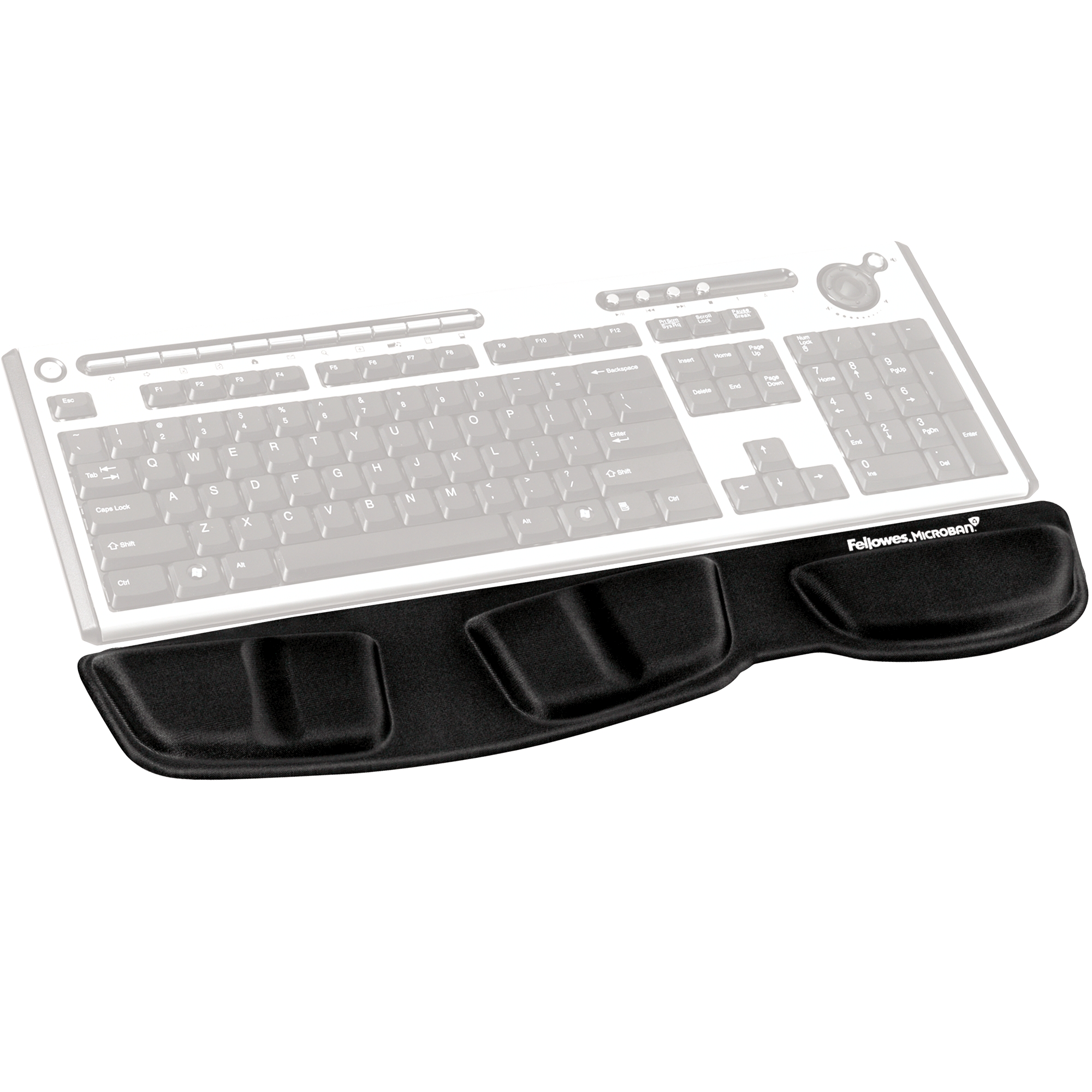 REPOSA MUÑECAS TECLADO NEGRO HILADO - 5