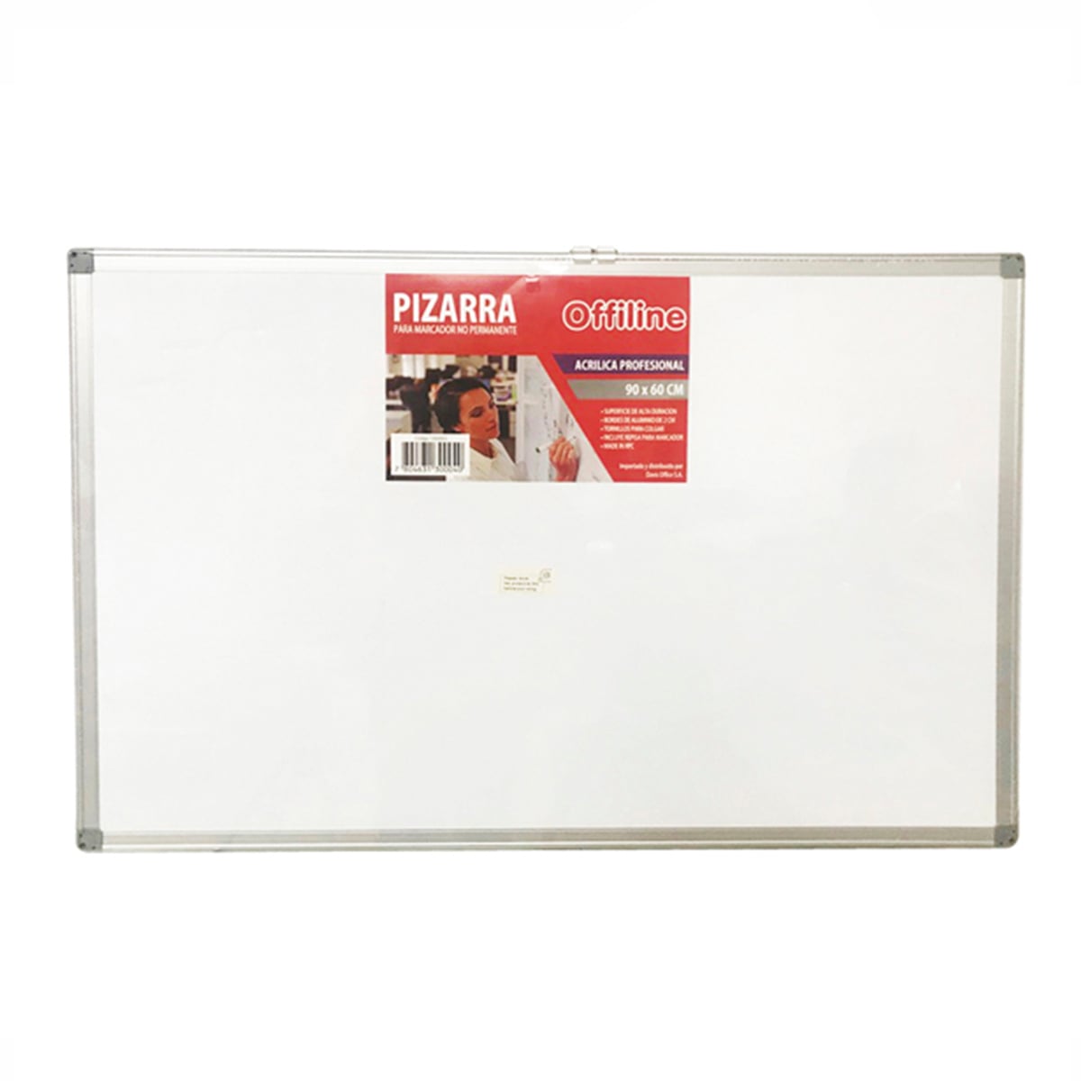 PIZARRA BLANCA / ACRÍLICA 90X60CM - 1