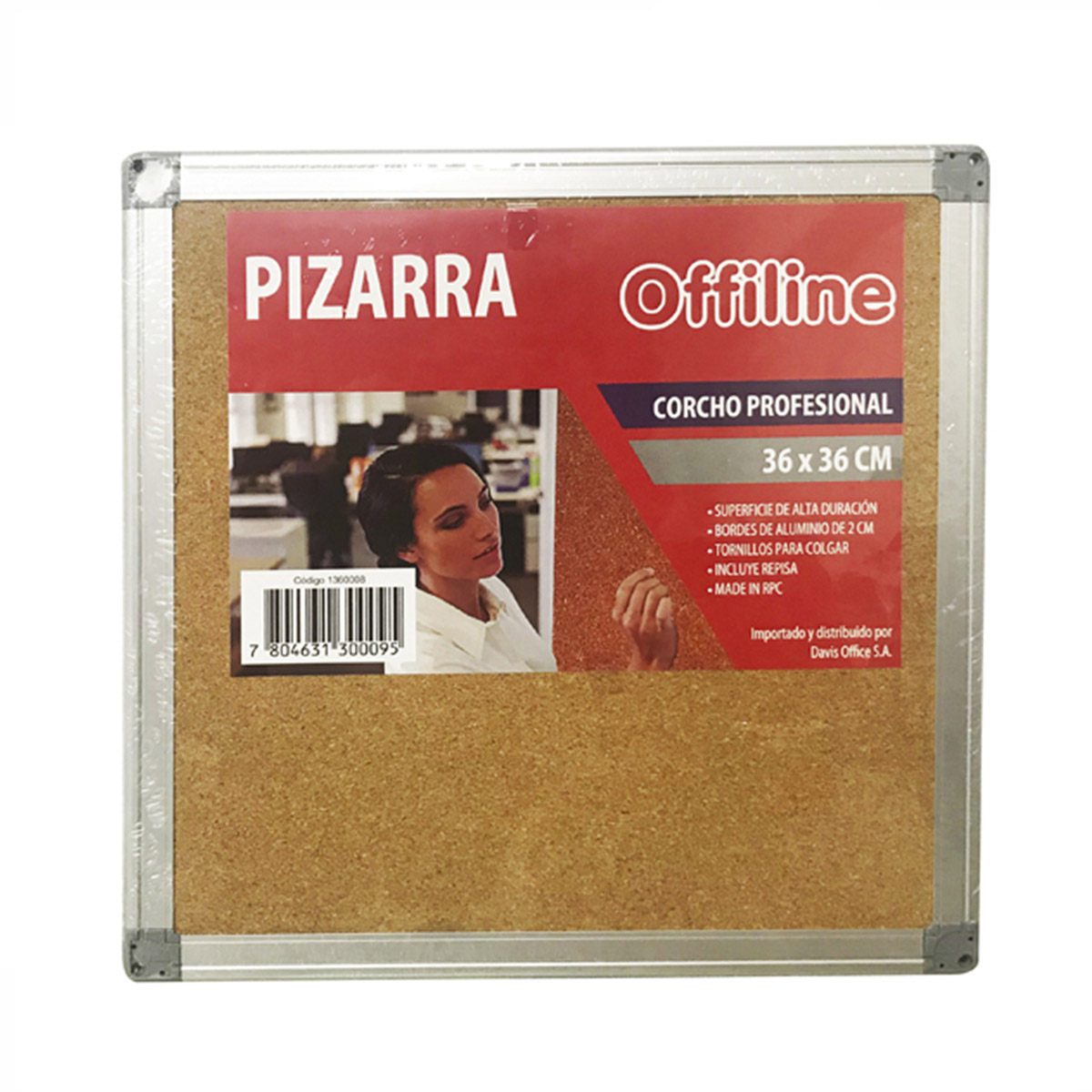 PIZARRA CORCHO 36X36CM - 1