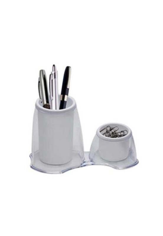 LAPICERO & PORTA CLIPS BLANCO - 1