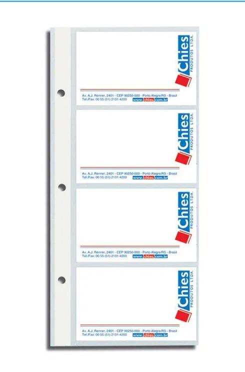 FUNDA CHIES PARA TARJETERO EJECUTIVO - TRANSPARENTE - 1