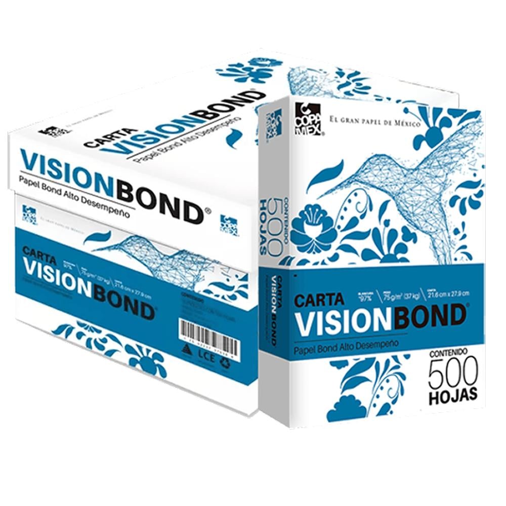 RESMA PREMIUM CARTA 75G/M2 500 HOJAS COLOR BLANCO VISIONBOND - 3