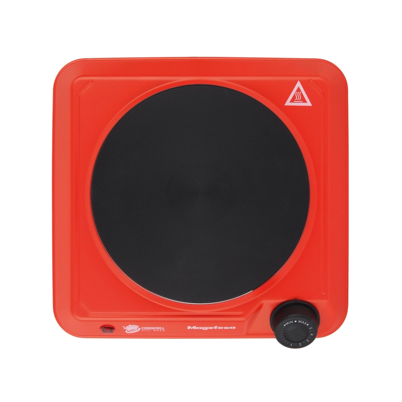 COCINA ELECTRICA ENCIMERA MAGEFESA 1 PLATO 1400W ROJA - 4