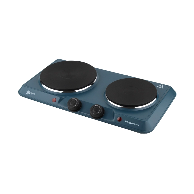 COCINA ELECTRICA ENCIMERA MAGEFESA 2 PLATOS 2000W AZUL - 1