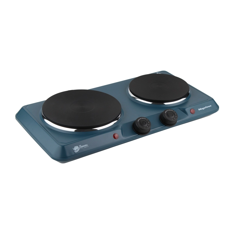 COCINA ELECTRICA ENCIMERA MAGEFESA 2 PLATOS 2000W AZUL - 2