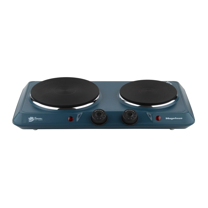 COCINA ELECTRICA ENCIMERA MAGEFESA 2 PLATOS 2000W AZUL - 3