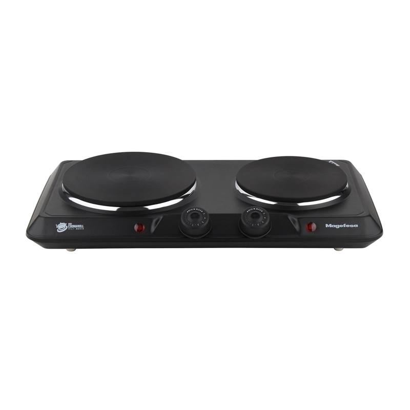 COCINA ELECTRICA ENCIMERA MAGEFESA 2 PLATOS 2000W NEGRA - 3