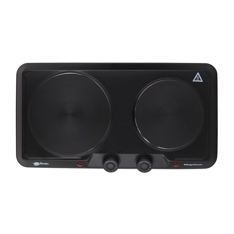 COCINA ELECTRICA ENCIMERA MAGEFESA 2 PLATOS 2000W NEGRA - 4