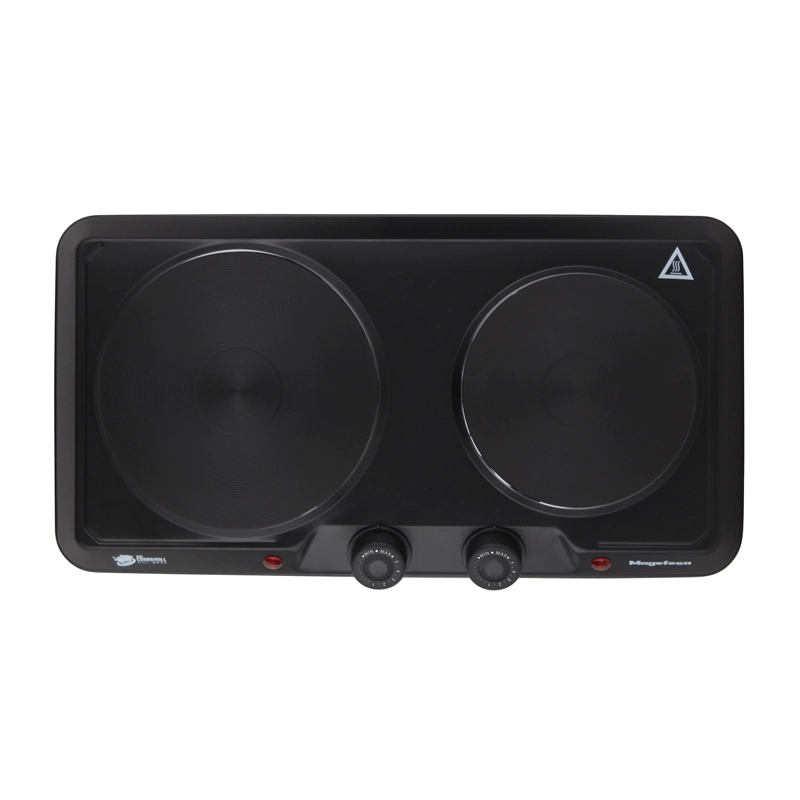 COCINA ELECTRICA ENCIMERA MAGEFESA 2 PLATOS 2000W NEGRA - 7