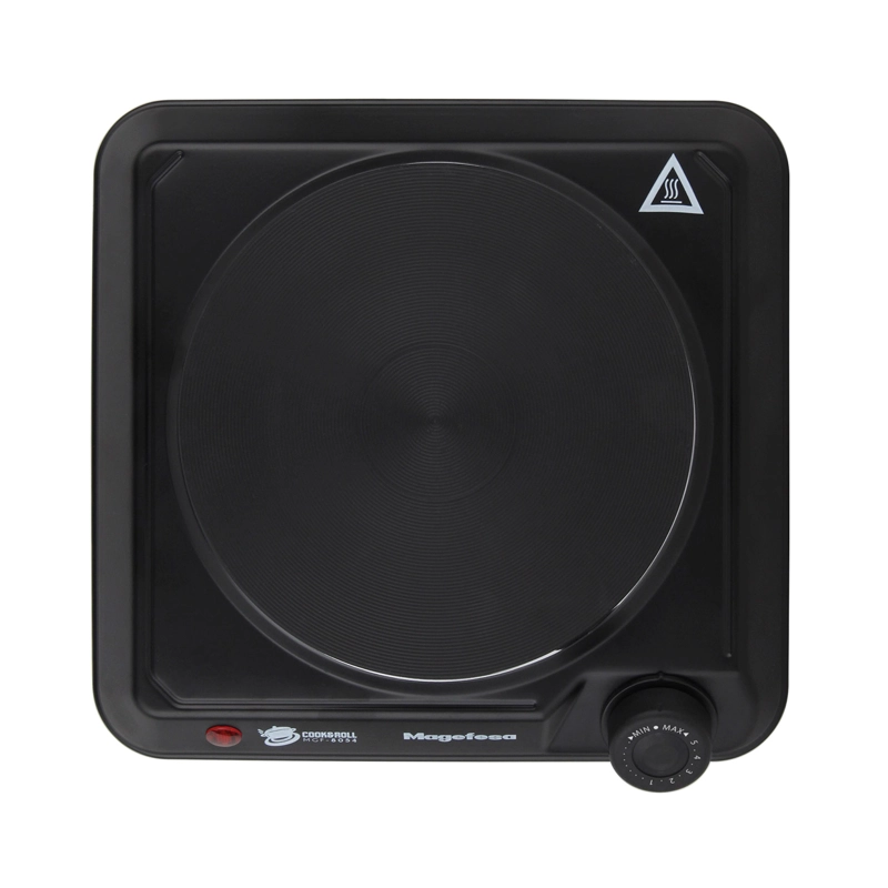COCINA ELECTRICA ENCIMERA MAGEFESA 1 PLATO 1400W NEGRA - 4