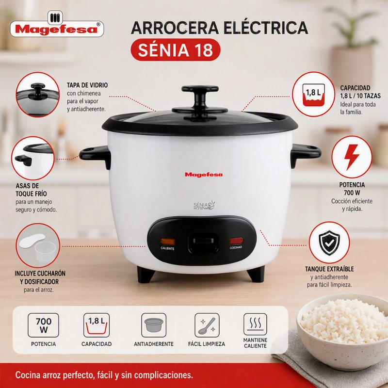 ARROCERA ELE CTRICA MAGEFESA 1.8 L SENIA MGF3744 - 2