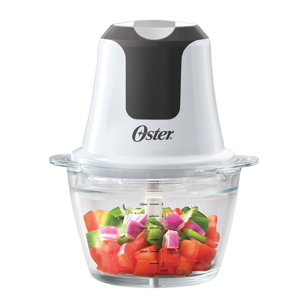PROCESADORA OSTER FPSTFP3340-052 250 W 3 TAZAS MINI PICADORA TAZÓN VIDRIO FPSTFP3340 - 1