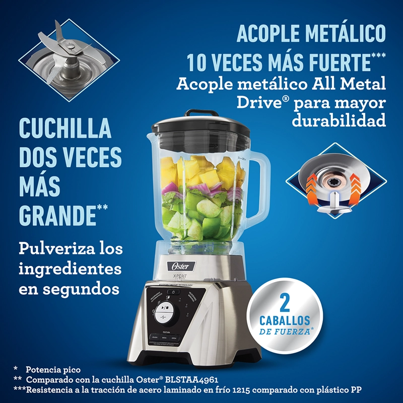 LICUADORA XPERT SERIES NIQUEL CONTROL TEXTURA Y BLEND N GO BLST3BCPG - 3