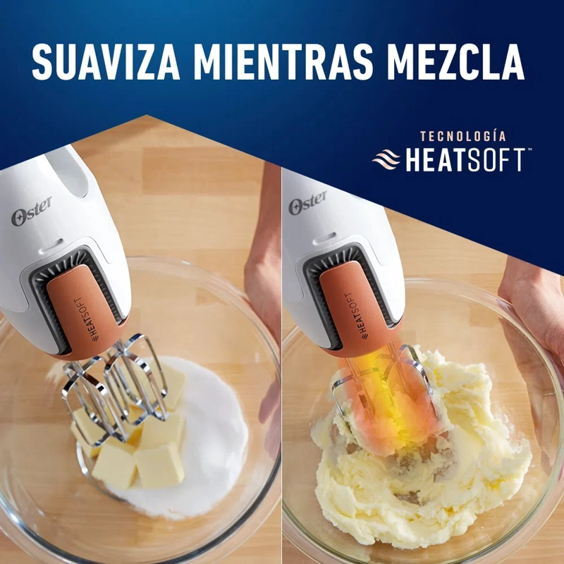 BATIDORA DE MANO OSTER TECNOLOGIA HEATSOFT FPSTHMAMR - 2