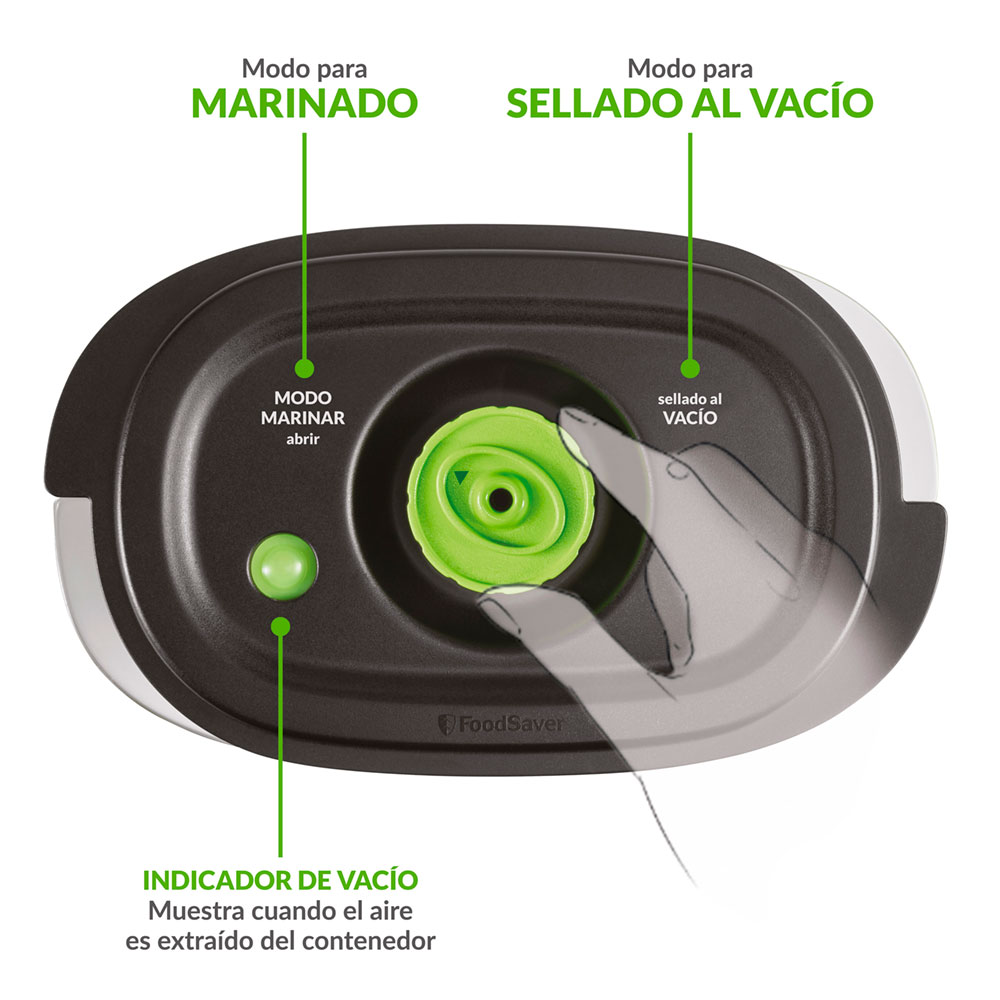 PACK CONTENEDORES FOODSAVER® MARINADOR 700 ML, 1.2 LT Y 1.8 LT FFC026X - 2